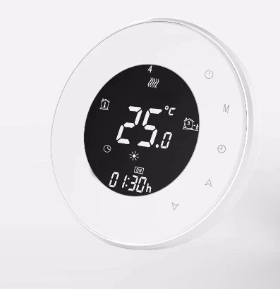 White Wi-Fi воды/газовый котел термостат подсветка 95-240VAC 3A ЖК сенсорный экран дистанционное управление работа с Alexa Google home умный дом - Цвет: White