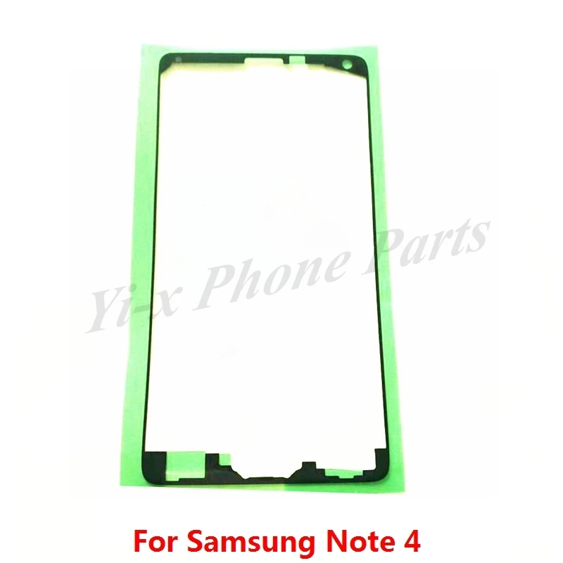 

Для samsung note 4 четыре наклейки клейкая лента передний корпус ЖК сенсорный экран Рамка для Samsung Galaxy Note4