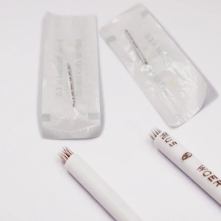 

17 Round Pins Microblade 50 Pcs a Lot for permanent makeup and eyebrow tattoo manual pen and professional eyebrow artist