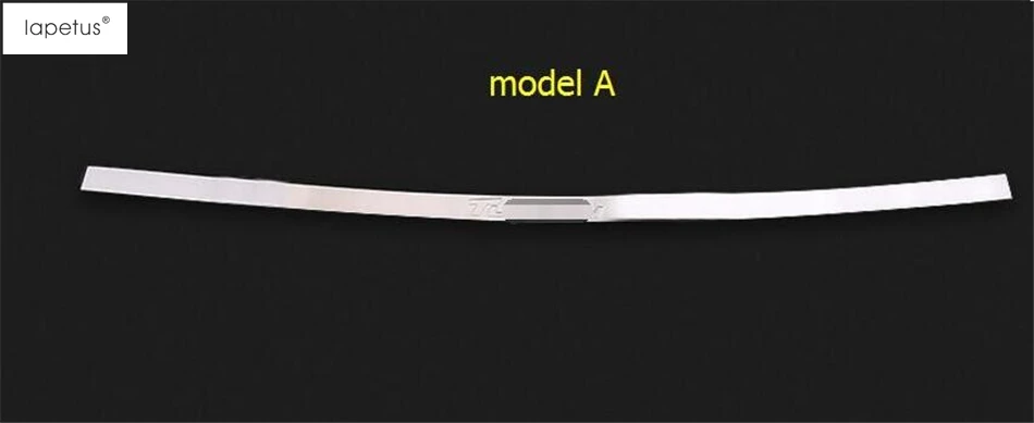 Model A Lapetus Задняя Крышка багажника отделка багажника хэтчбек дверь литья загрузки Гарнир Полосы подходит для hyundai Tucson- аксессуары - Цвет: Model A