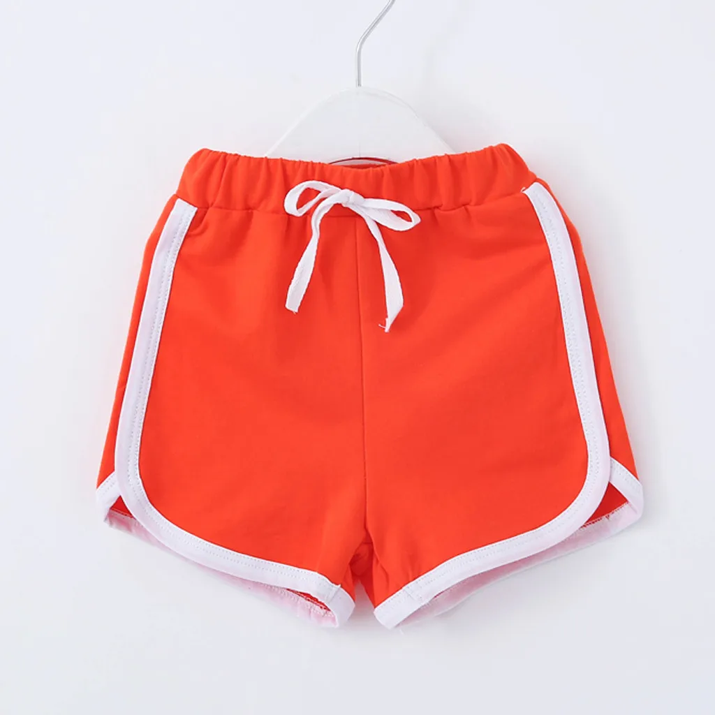 baby shorts kids shorts for girls boys toddler children Elastic sports short cotton Pants clothes шорты для мальчика хлопок 4