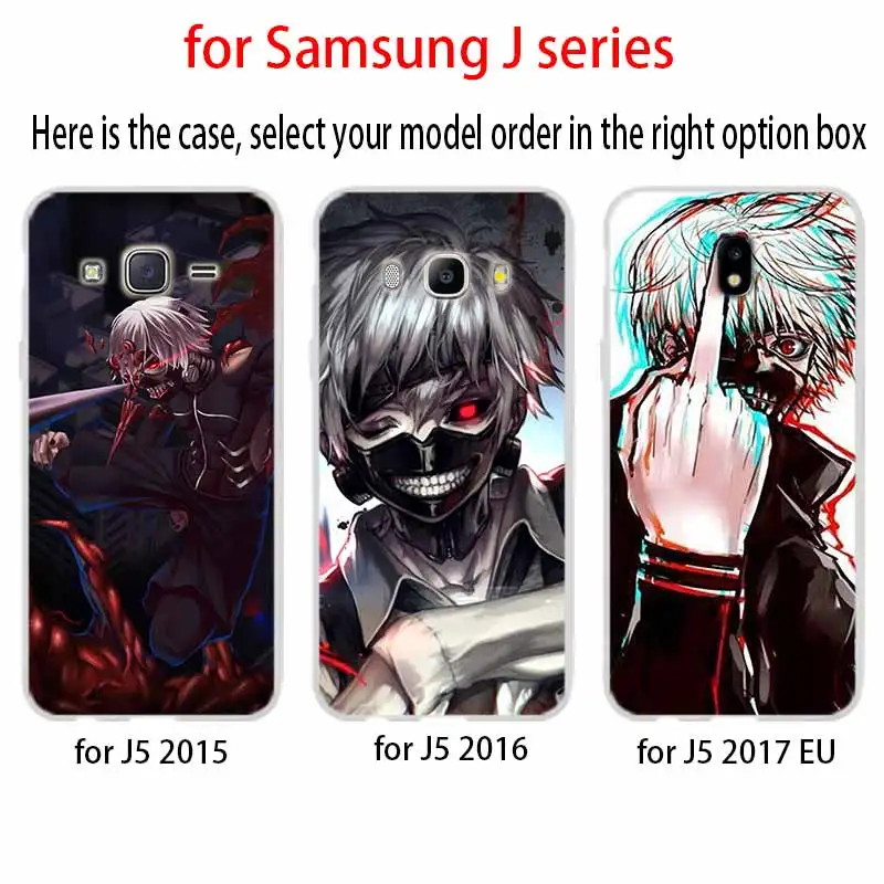 Телефон для Samsung Galaxy J6 J4 Plus J8 J3 J7 2018 J5 j7 2017 2016 j6 Prime чехол Tokyo Ghouls Anime|Бамперы| |
