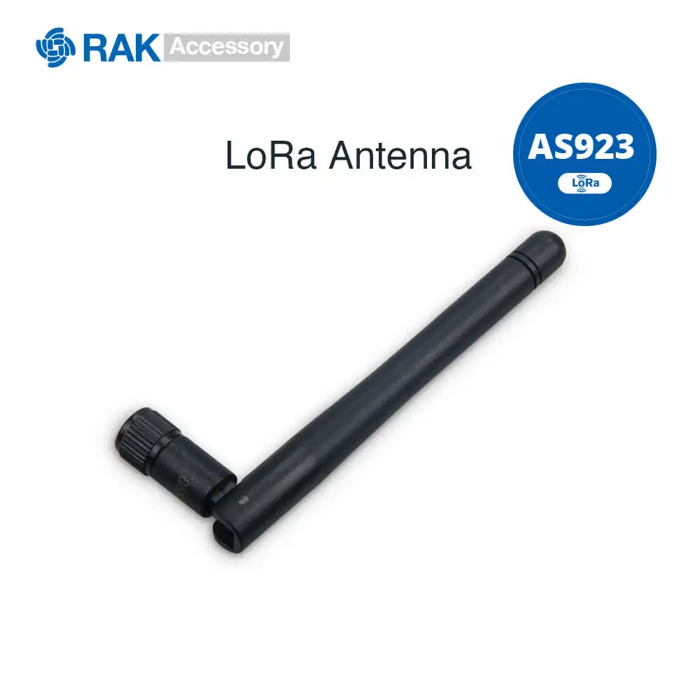 AS923 Антенна RAK LoRa с SMA female, коэффициент усиления 2.0dbm, сопротивление 50 Ом, поддержка различных диапазонов - Цвет: AS923