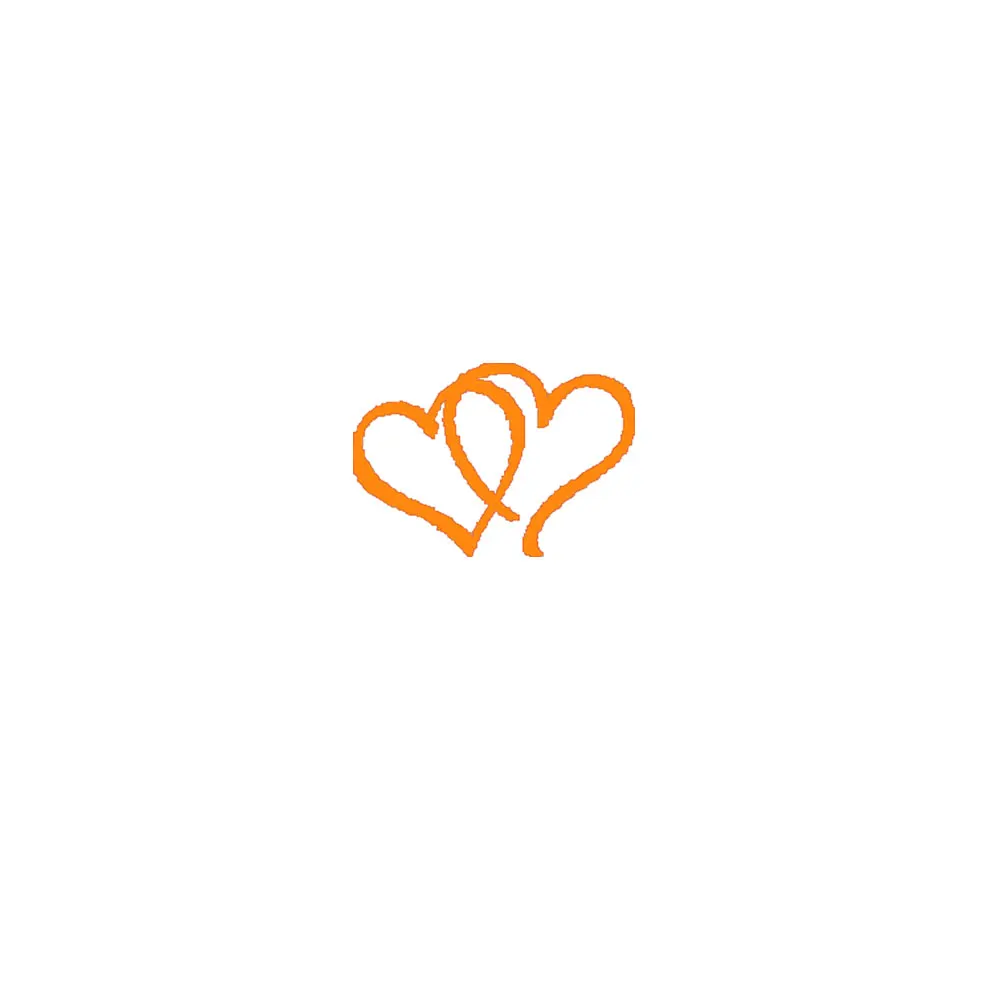 22.8cm*15cm Hearts Double Heart Vinyl Bumper Stickers Car Truck Window Tool Boxes Wall Laptop Notebook Cute Sticker Decal | Автомобили и