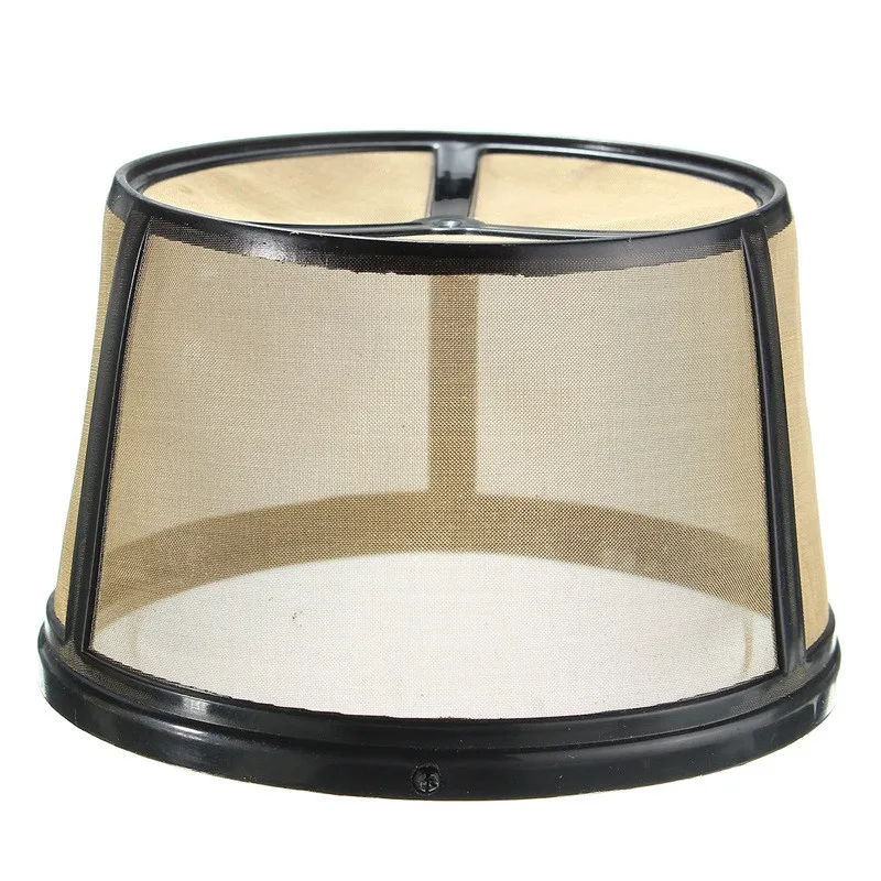 Новый Прочный многоразовый фильтр для перманентного кофе большого размера