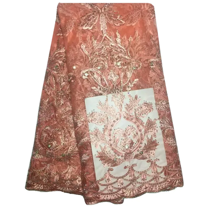 2017 Высокое Качество Нигерийский Французский Кружева Африки Кружевной Ткани Для