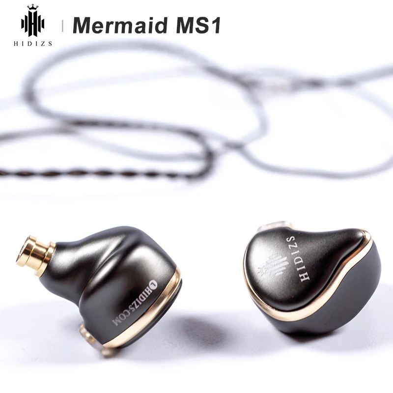 Hi Fi запатентованная динамическая диафрагма Hidizs Mermaid MS1 Внутриканальные наушники