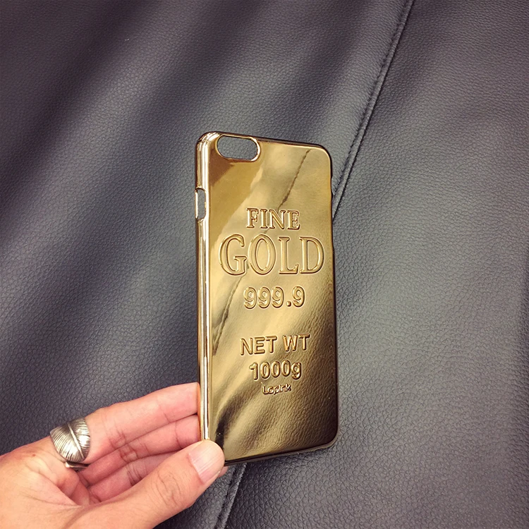 Роскошный блестящий чехол bullion Gold bars 999 твердый пластиковый чехол Чехол для iPhone 6 6 S plus S 6 plus шикарные чехлы для телефонов capa