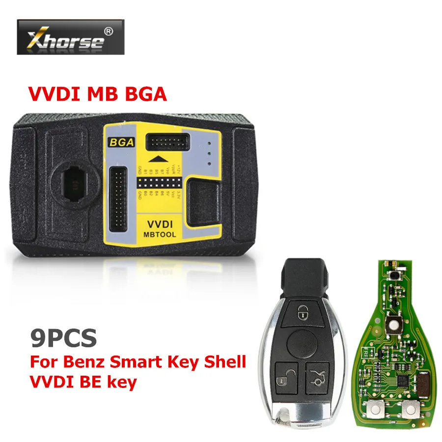 Xhorse V4.8.0 VVDI MB BGA инструмент для Benz Key Programmer Plus 9PSC Smart и BE Pro|Электрические тестеры