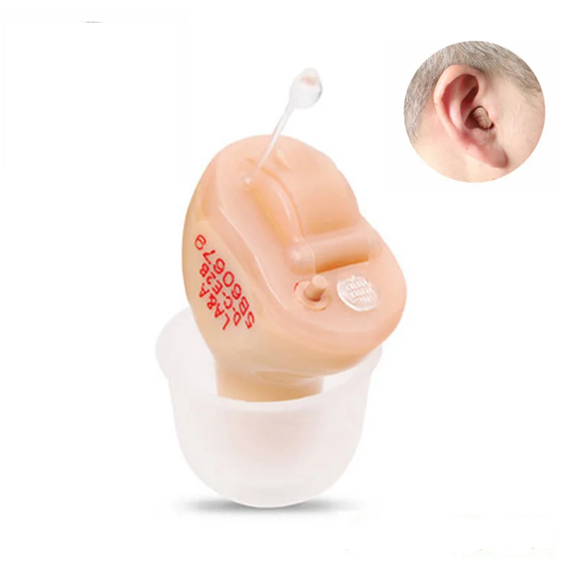 Right ear T25 модный Мини 6 каналов цифровой невидимый слуховой аппарат для пожилых людей портативный усилитель звука желаний слуховой аппарат дропшиппинг - Цвет: Right ear