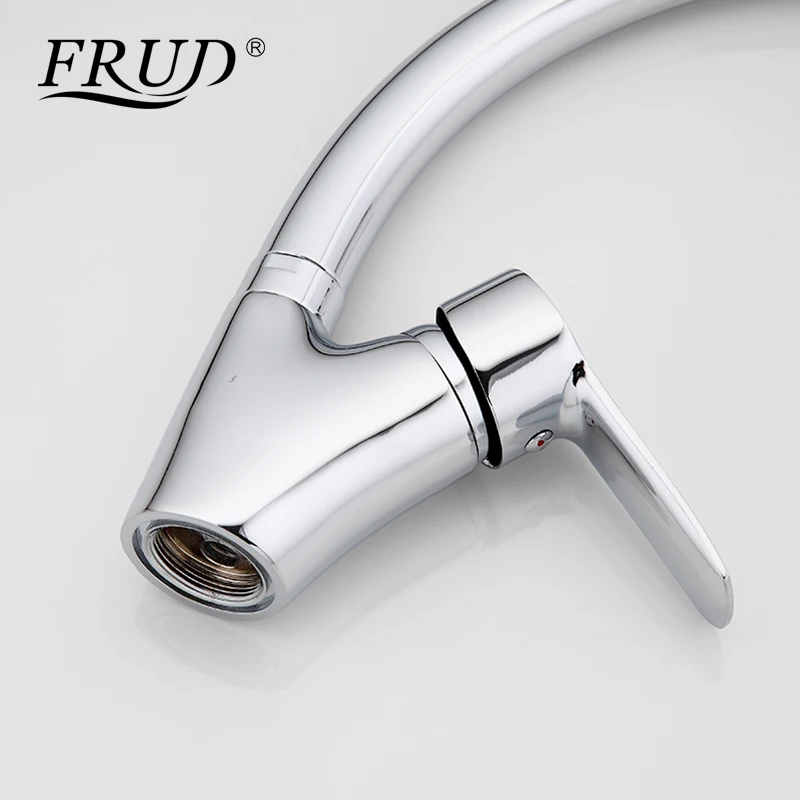 FRUD кухонный кран кухонные смеситель для холодной и горячей воды гибкий раковины