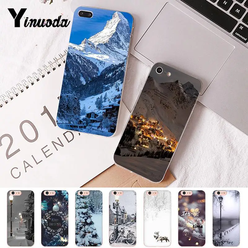 Чехол Yinuoda Alps mountain оболочка аксессуары для телефона чехол iPhone 8 7 6 6S Plus X XS MAX 5 5S SE XR 10