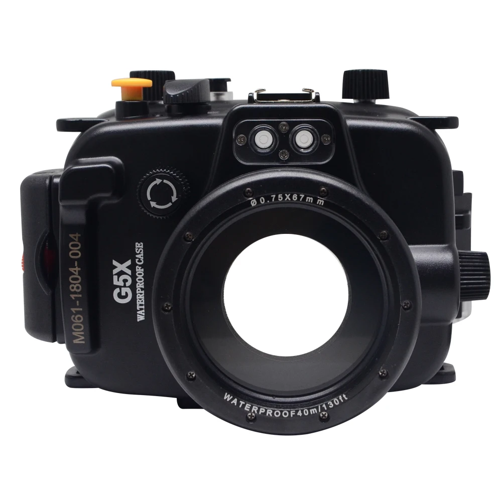Водонепроницаемый чехол для подводной съемки Mcoplus Canon G5X 40 м/130 футов|Сумки