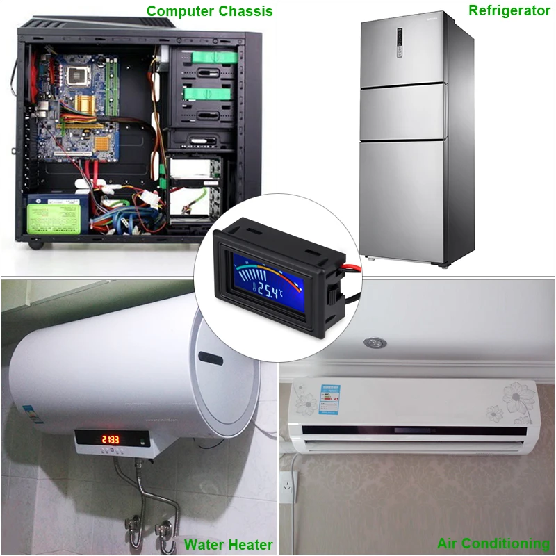 LEDSMITH Digital термометр с указателем 50 110C C/F измеритель температуры воды для