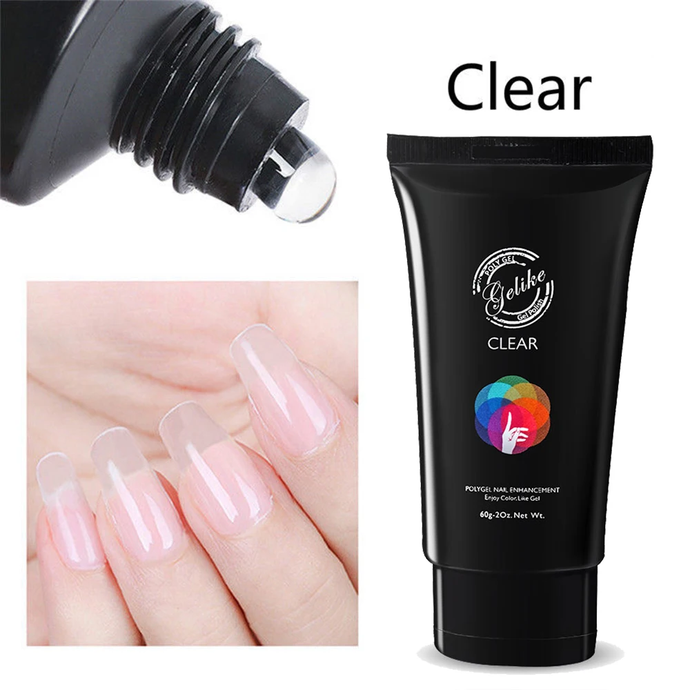 Glike поли быстрое строительство 60 г расширение пальца ногтей камуфляж УФ