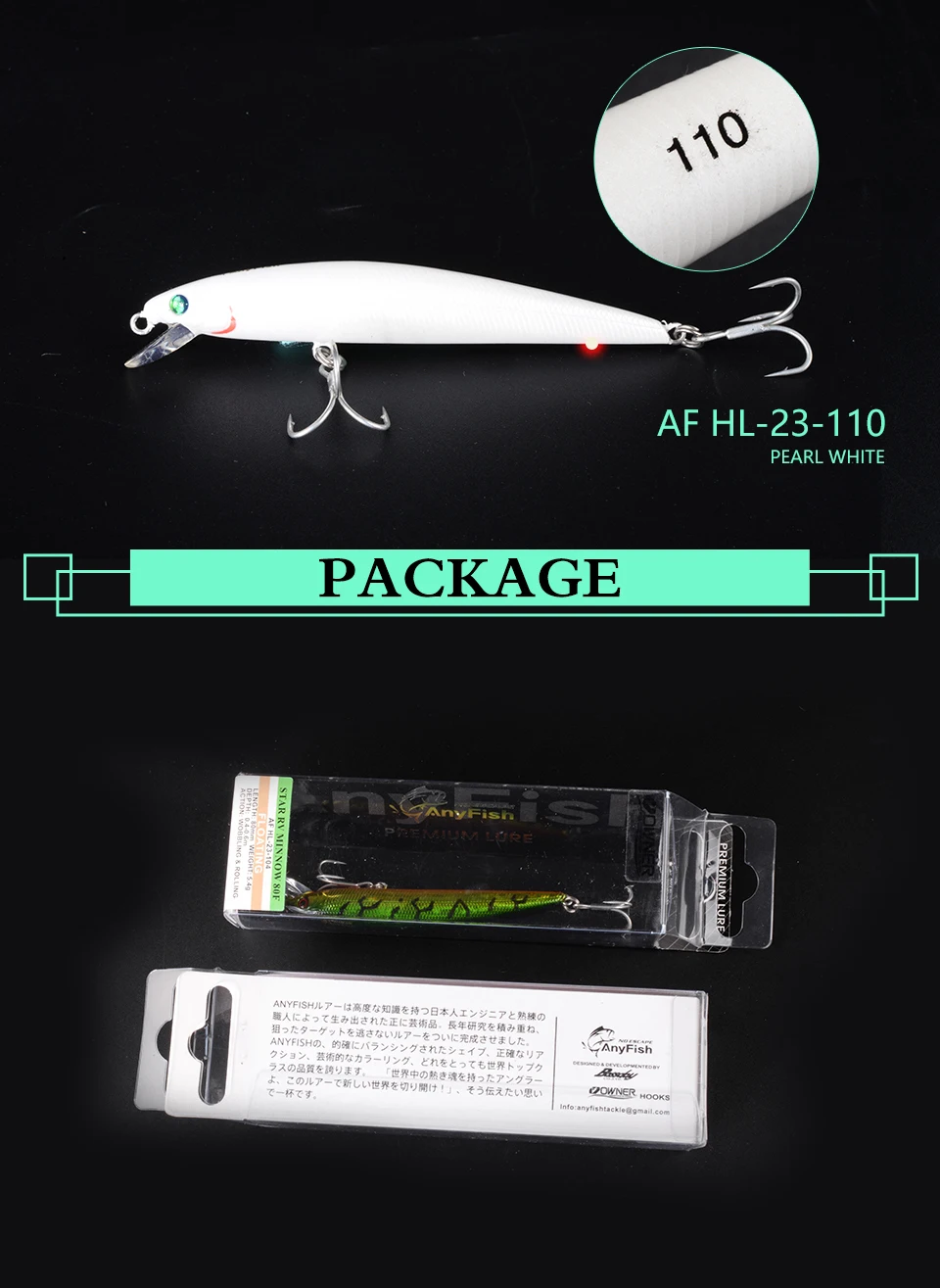 ANYFISH RV MINNOW 80F плавающая приманка для рыбалки 8 см 5,4 г жесткая приманка с 2 рыболовными крючками глубина погружения 0,4-0,6 м воблер