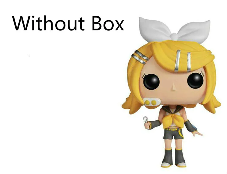 FUNKO POP оригинальная японская квадратная Hatsune Miku виниловая Коллекция Модель игрушки для мальчиков и девочек свадебные фигурки - Цвет: No Box