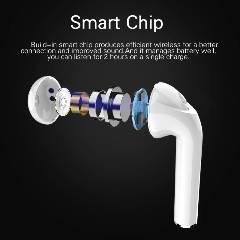 Langsdom T7 Bluetooth наушники для airpods вкладыши True Беспроводной наушники для телефона Bluetooth V4.2 стерео блютуз Наушники для Мобильный телефон Fone де ouvido