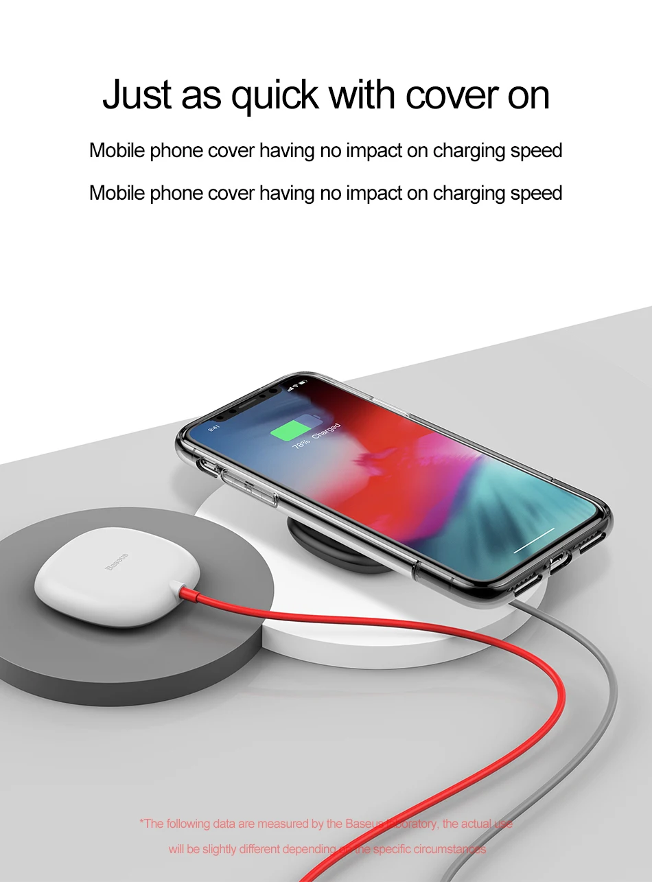 Беспроводное зарядное устройство Baseus на присоске для iPhone 11 Pro Max Qi, беспроводная зарядная подставка для samsung Note 9 S9+ USB беспроводное зарядное устройство