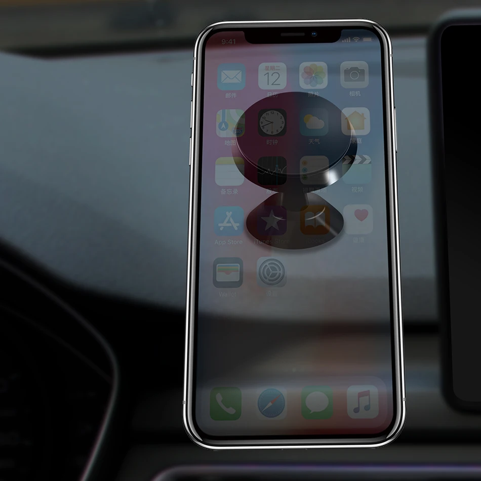 Магнитный автомобильный держатель для телефона KSTUCNE для iPhone XS Max XR X 8 7 6 S, крепление на 360 градусов, магнитный держатель для телефона для samsung Galaxy Note 9 8