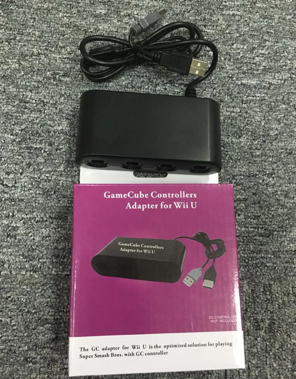 2в1 usb GC gamecube адаптер для контроллера конвертер wiu переключатель консоль ПК чтобы