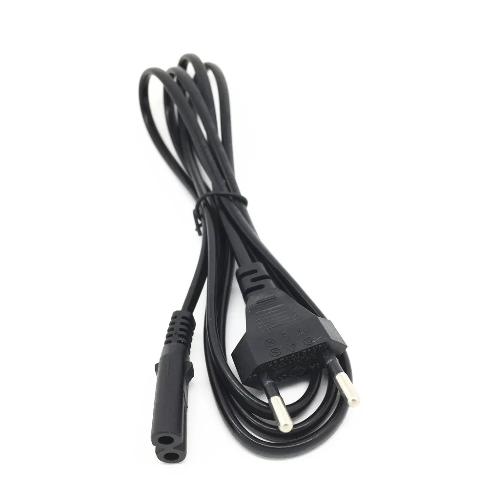 US /EU Plug 2-зубец Мощность шнур питания кабель для объектива с оптическими зумом Casio