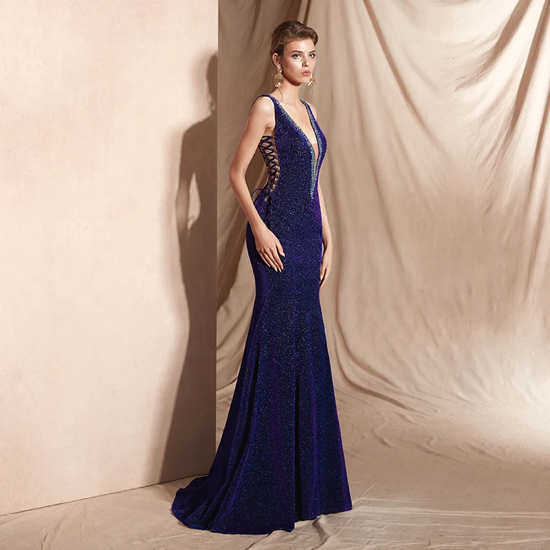 Женское вечернее платье с глубоким v-образным вырезом Forevergracedress Русалочки со