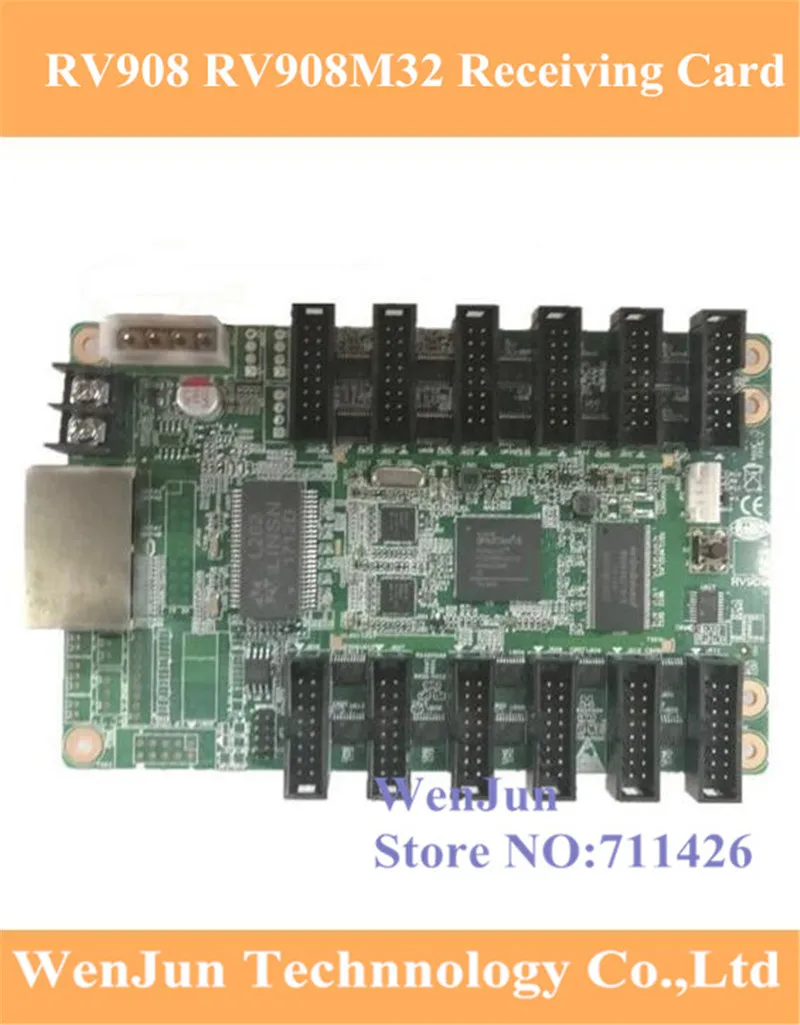 

RV908 RV908M32 Led Video Display Receiving Card 12xHub75 Ports Support P2/P2.5/P3 Indoor 1/32 Scan LED Module
