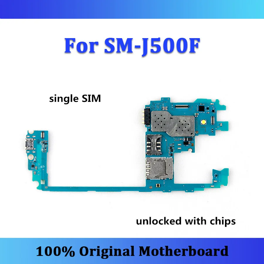 J500F материнская плата для Samsung Galaxy J5 J500F материнская плата со всеми ЧИПАМИ материнская плата с одной SIM-картой материнскую плату J500F карты