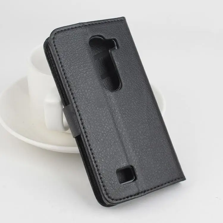 Leather Case for LG Leon Cover Flip Luxury Brand Wallet Phone Bag Stand Coque with Card Holder | Мобильные телефоны и