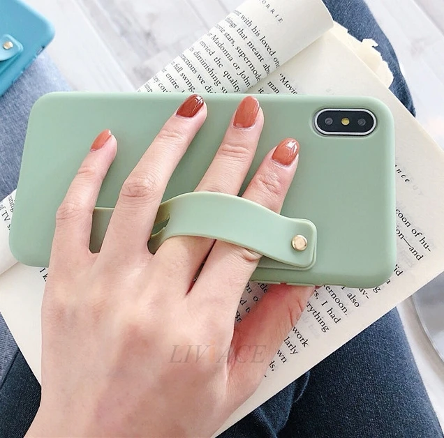 Силиконовый чехол с ремешком на запястье для huawei p30 p20 lite pro p8 p9 p10 p smart plus 2021 2018 2019