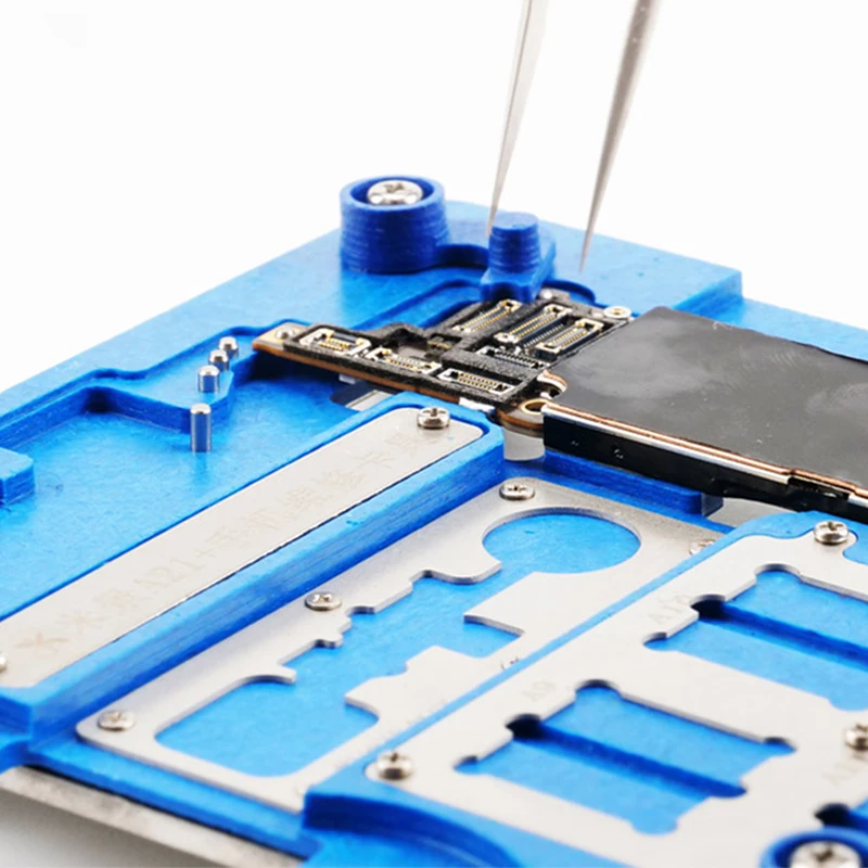 Материнская плата PCB Держатель джиг приспособление рабочая станция для iPhone XR 8 7 6 5S материнская плата A9 A10 A11 A12 микросхема Инструменты для ремонта
