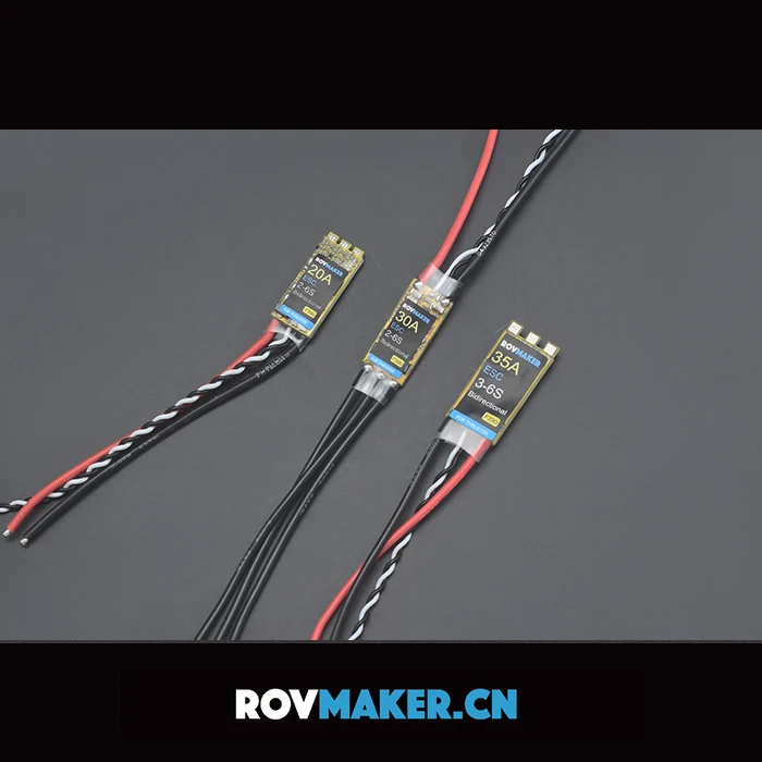 Rovсоздатель 20A 30A 35A ROV двунаправленный бесщеточный двигатель F390 плата управления