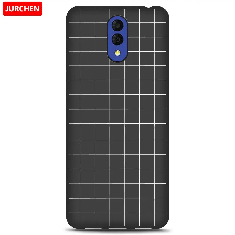 12 JURCHEN Case For Alcatel 3L Case Soft Tpu Silicone Back Cover For Alcatel 3L 3 L Case Cover Funda Printing Bag Cartoon - Цвет: 12