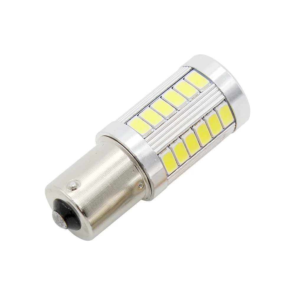 ANBLUB 1 шт. H4 H7 H11 9005 9006 1156 1157 7443 5630 SMD 33 светодиода автомобиля Автомобильная Противо-Туманная светильник задние лампы сигнальные лампы с объективом, работающего на постоянном токе 12 В