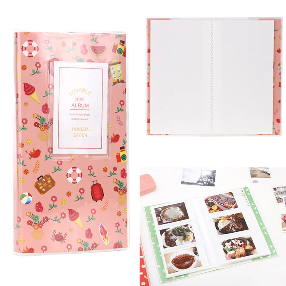 84 Карманы Мини альбом Чехол Контейнер для фотографий 3 дюймовых Interleaf Тип