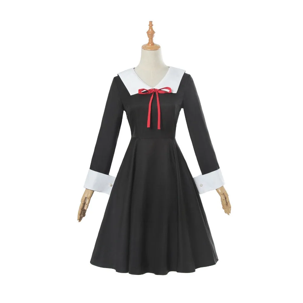 2019 аниме Kaguya sama Love Is War Fujiwara Chika/Shinomiya Косплей Cotumes женская униформа платье Хэллоуин
