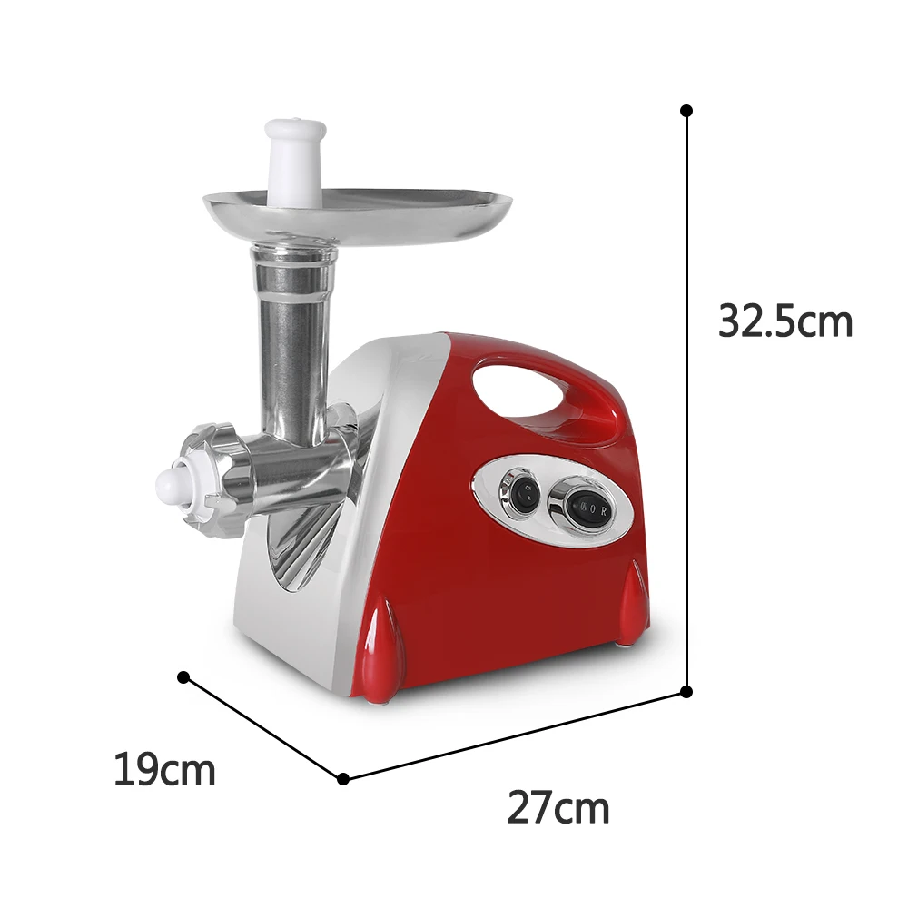 Домашнее использование Мясорубка 110V-220V-240V колбасная машина Meatball Maker Мясорубка три шлифовальные пластины кухонный комбайн