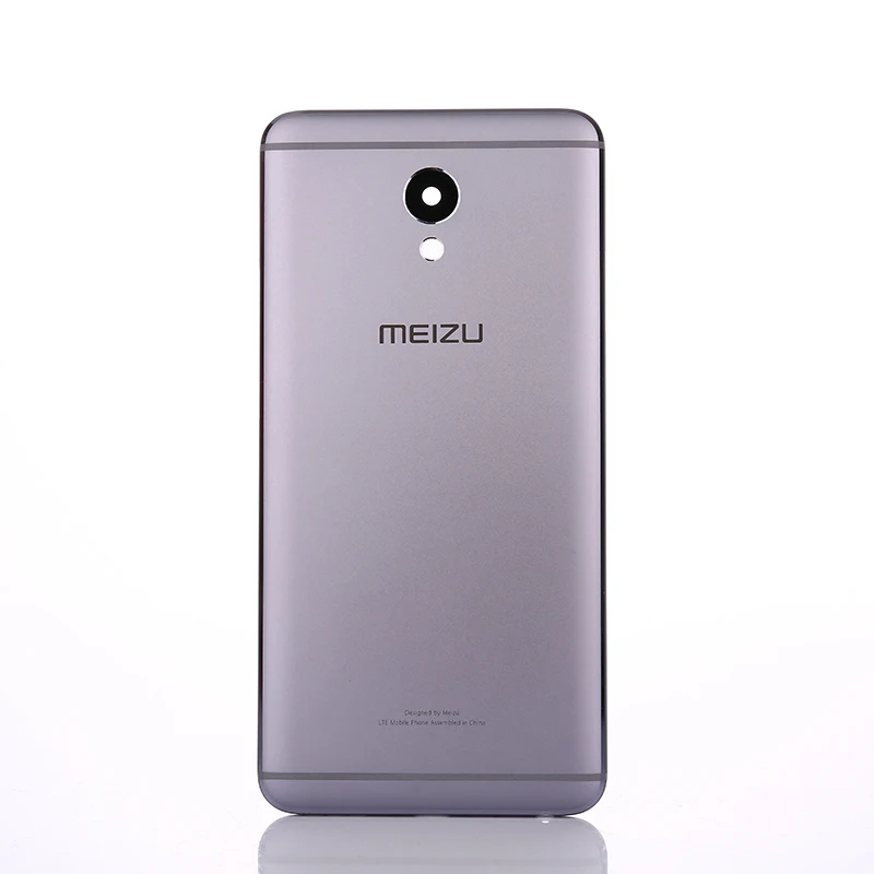 Оригинальная Задняя крышка батареи для Meizu M5 Note корпус+ Кнопки громкости питания для meilan Note 5 Note5 замена крышки батареи - Цвет: Серый