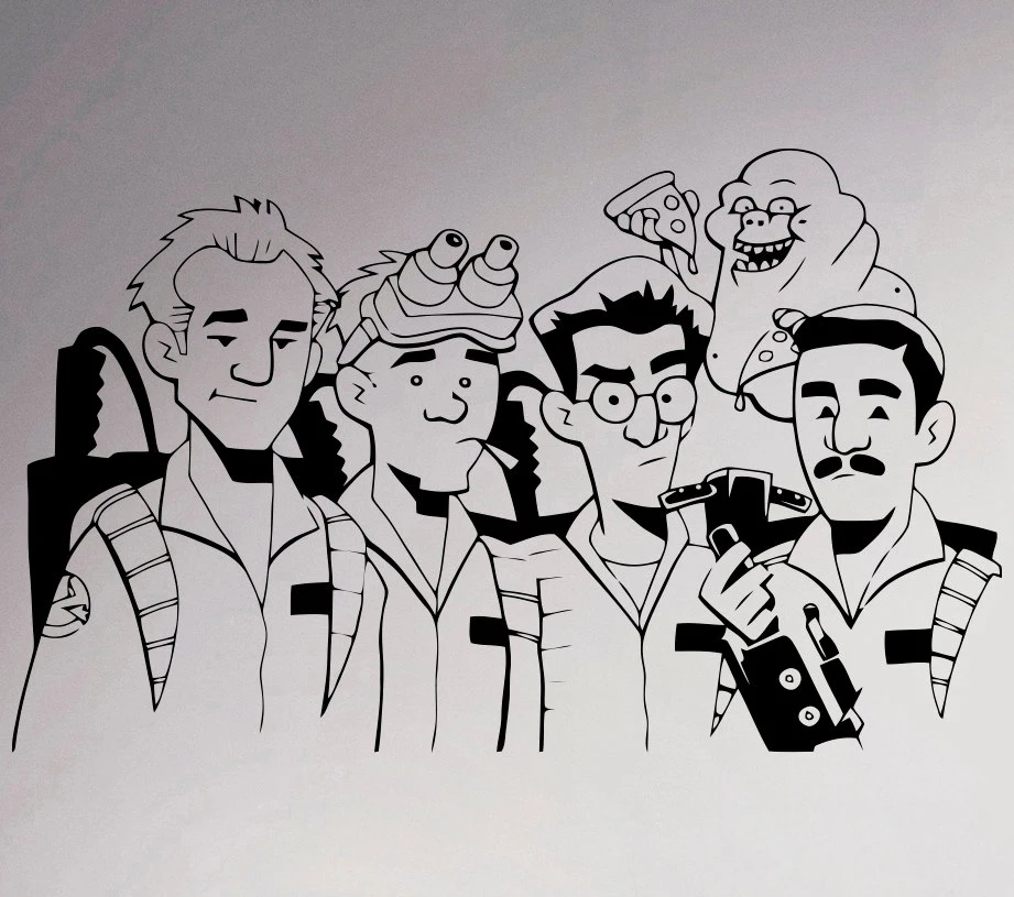 Ghostbusters виниловая наклейка сверхъестественная Настенная Наклейка в детскую