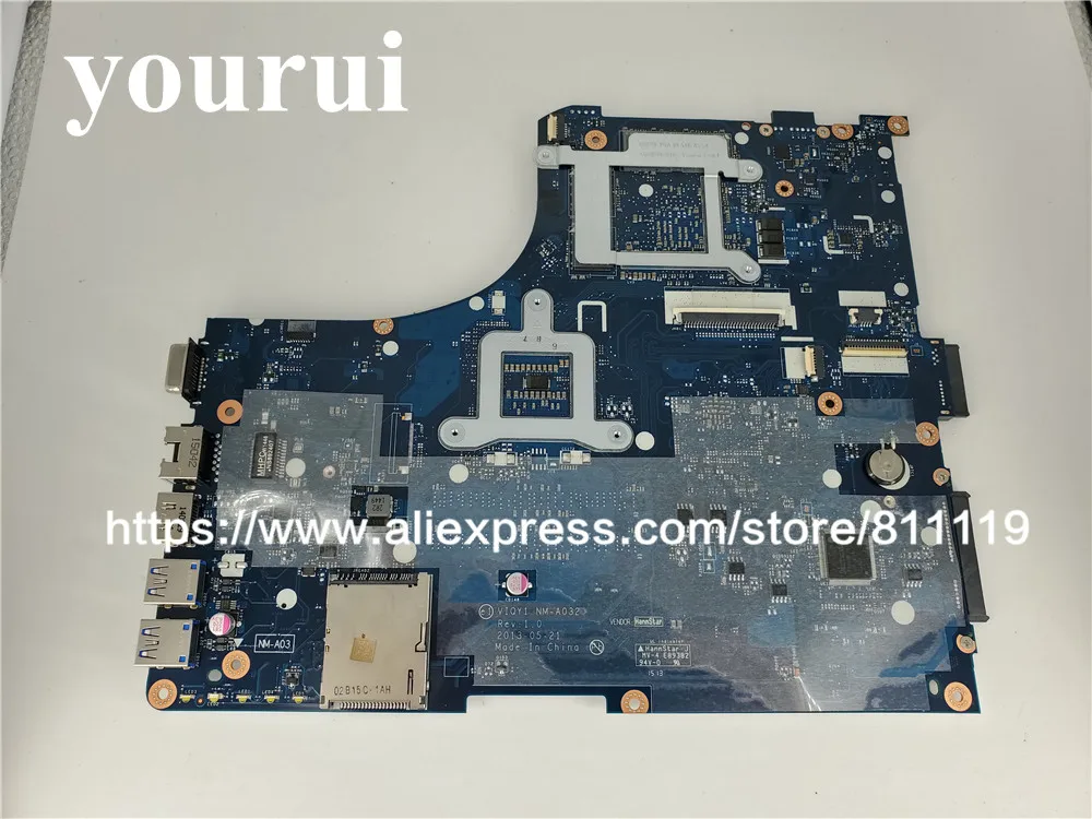 Y510P VIQY1 NM A032 REV: 1 0 материнская плата для ноутбука Lenovo GT750/755 тест материнской