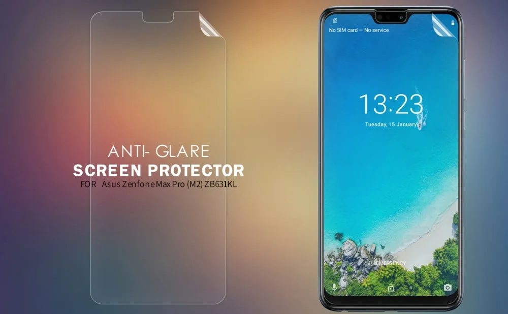 Asus Zenfone Max Pro M2 Защитная пленка NILLKIN Супер прозрачная защитная пленка для ЖК-экрана и матовая Защита экрана для Asus ZB631KL