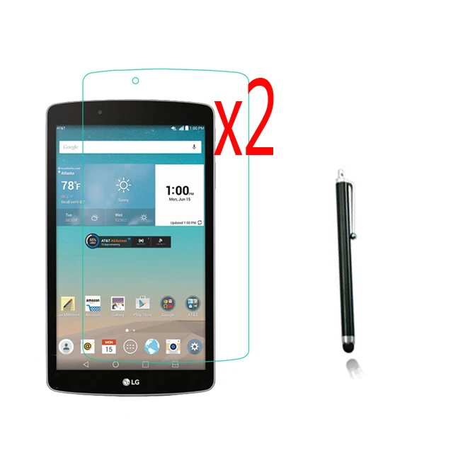 2x пленка + ткань 1x Стилус Антибликовая матовая защитная для LG G Pad F 8 0 AT&T V495 T Mobile