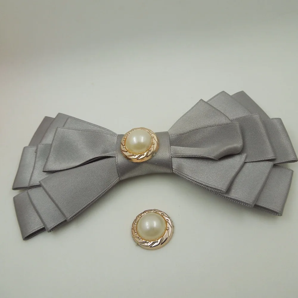 18mm 25pcs pearl glue on uv plated rose gold no fade ribbon buckles acessories Ribbon Slider Headband Hair Clip DIY | Украшения и