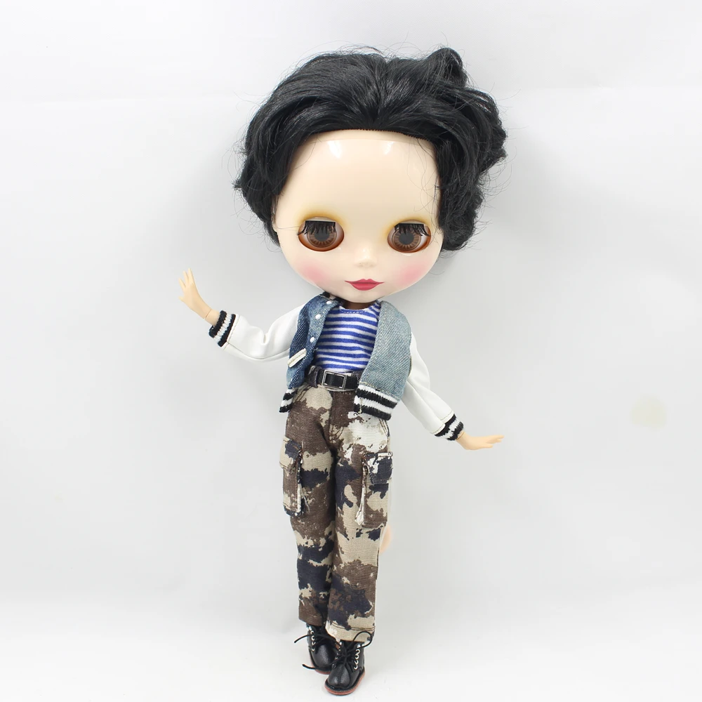 Кукла Fortune Days Blyth камуфляжные штаны для мужчин шарнирное тело кукла крутой и