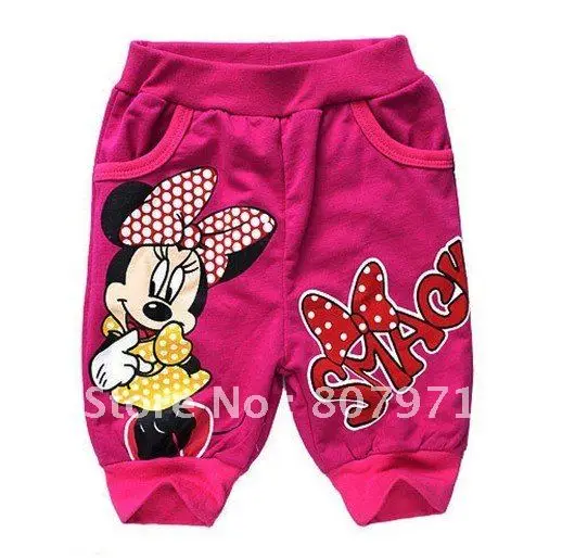 Minnie Mouse children's clothing cotton short-sleeved suit(18sets/lot).Free shipping | Мать и ребенок