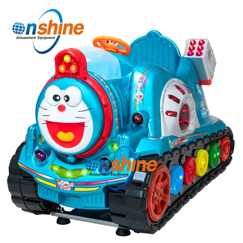 Детская машина для качания с монетоприемником дораэмоном|Игры монетами| |