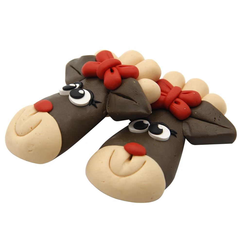 David accessories Радужный леденец из полимерной глины, головистой формы DIY изделия для декорации материал ручной работы, подарок, 5Yc4809