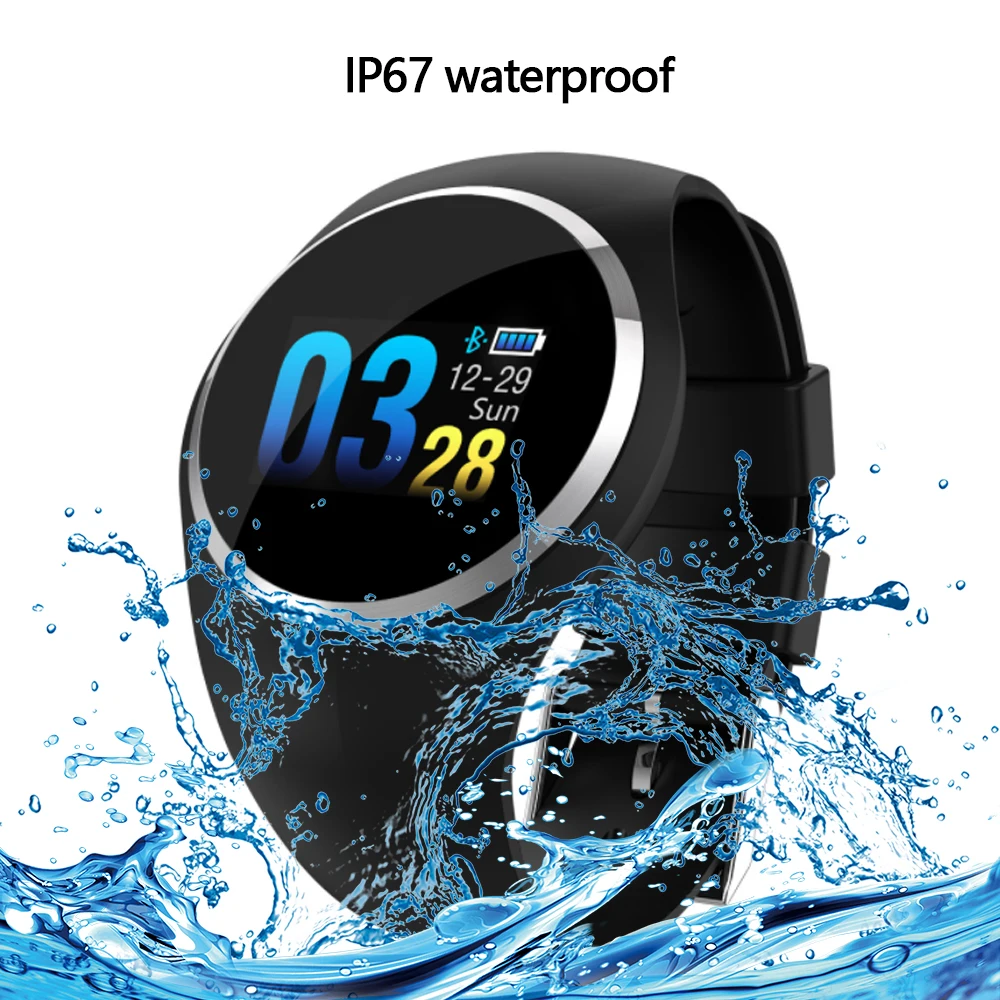 ADORARE Q1 Смарт часы браслет монитор сердечного ритма Фитнес трекер Для мужчин