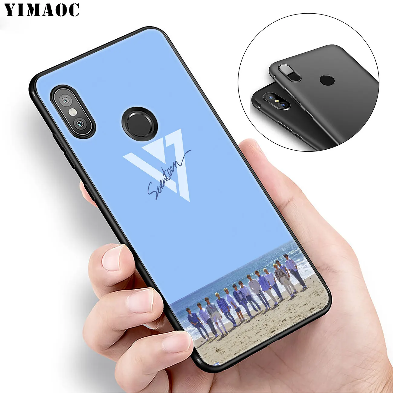 YIMAOC Seventeen JEONGHAN kpop 17 Мягкий силиконовый чехол для телефона Xiaomi Redmi K30 K20 Note 8 8T 7 5 6 Pro Mi